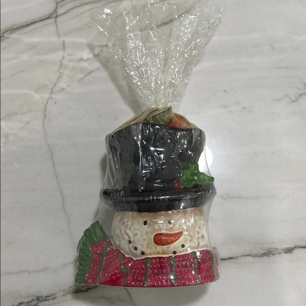 Yankee Candle Snowman Tart Warmer Retired 2012